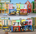 Colorful City Market Building Block Set