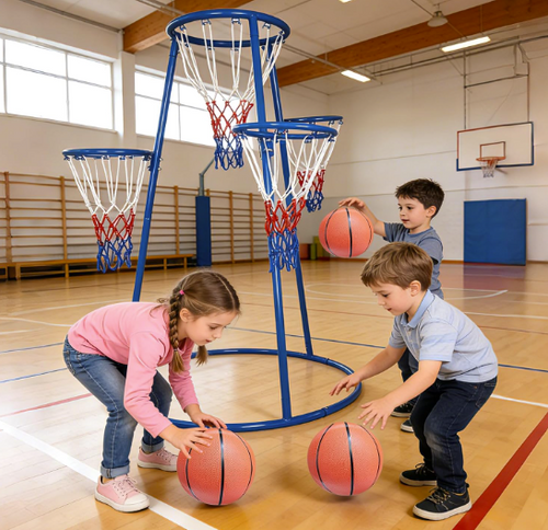 4 Hoop Basketball Set for Toddlers
