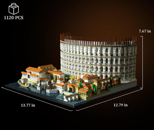 Architecture The Roman Colosseum Building Sets